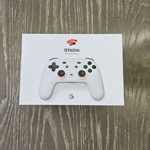 Google Stadia Premiere Edition Clearly White Controller + Chromecast Ultra -NEW